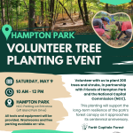 Hampton Park Volunteer Tree Planting Event
